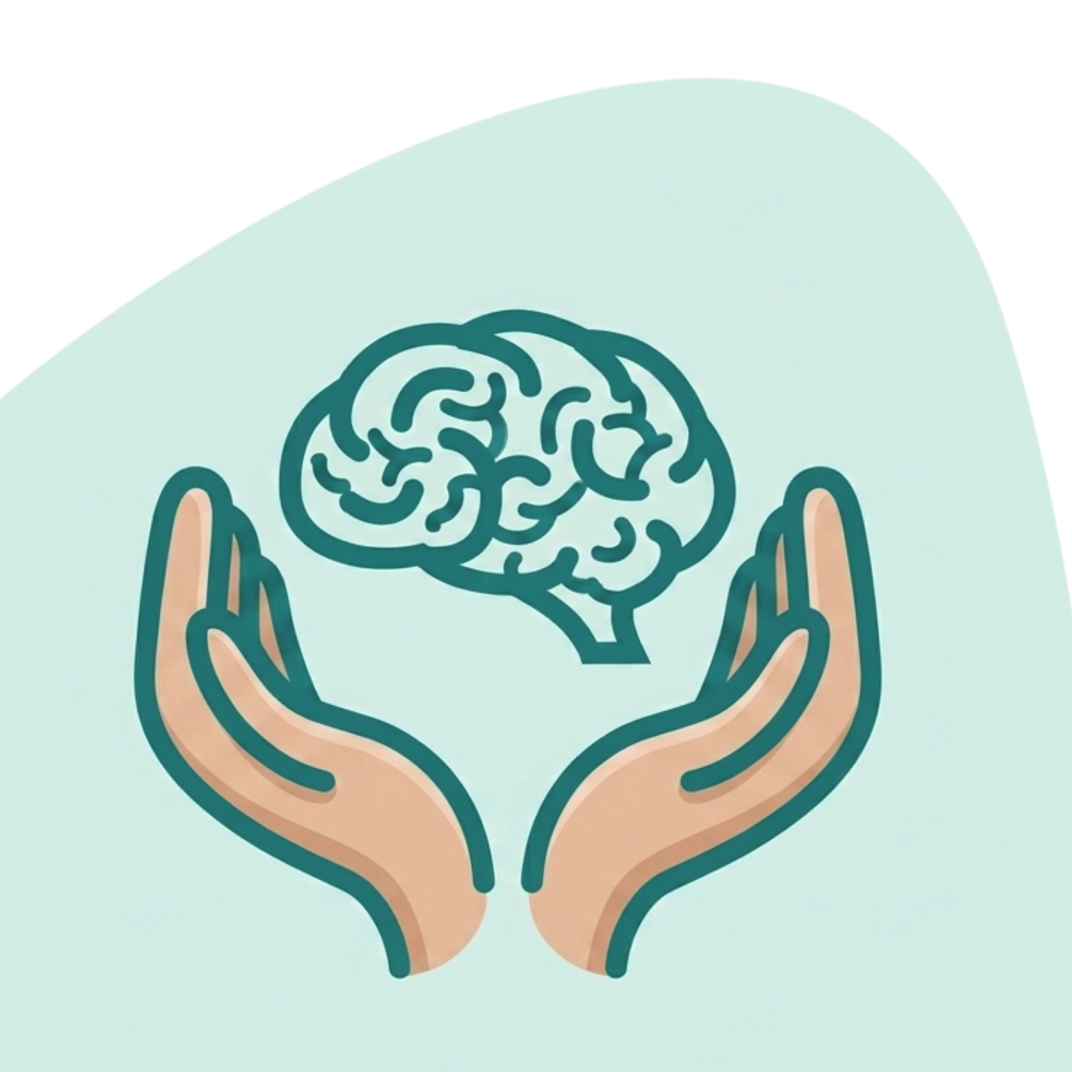 Illustration representing drug-free NeuroStar TMS